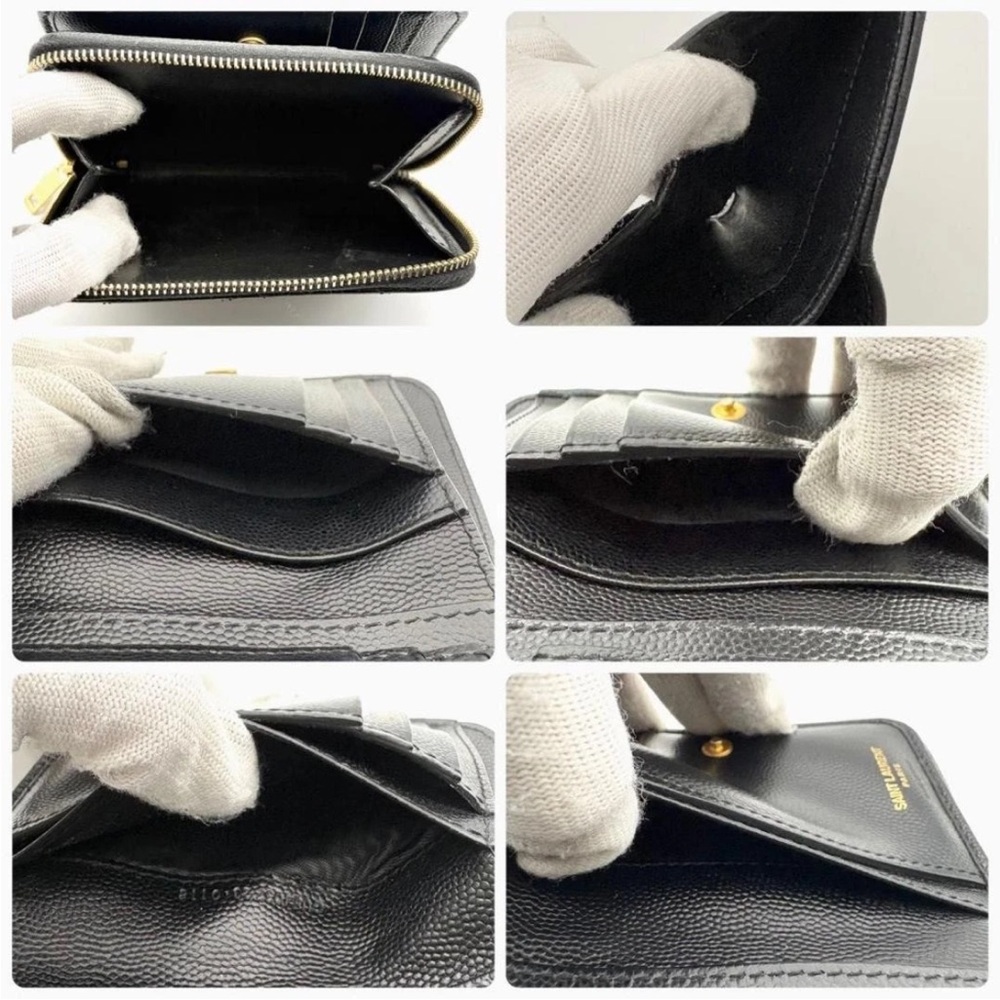 YSL Black Quilted Wallet - Picture 8 of 11